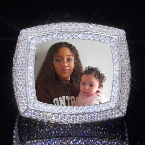 3D CUSTOM PICTURE ICED RING