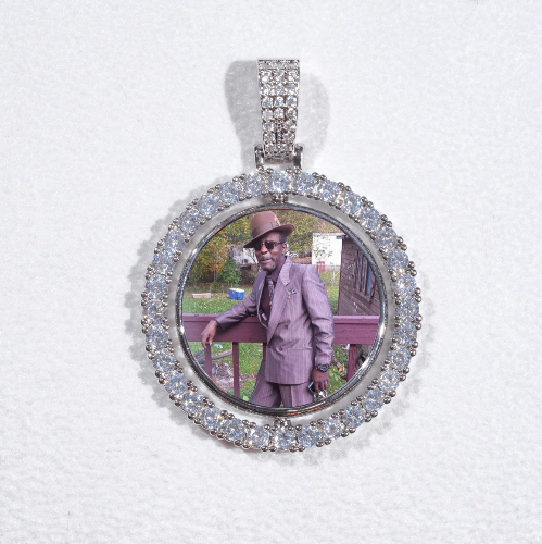 3D Spinning 2-Faced Custom Picture Pendant