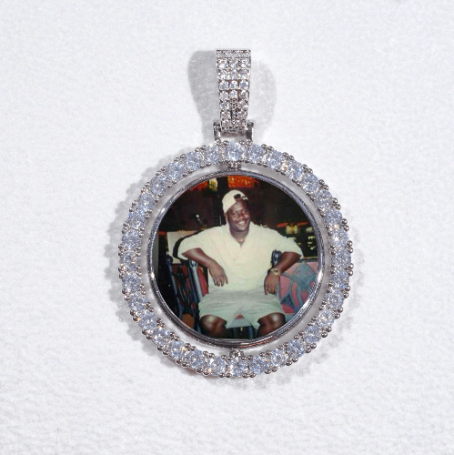 3D Spinning 2-Faced Custom Picture Pendant