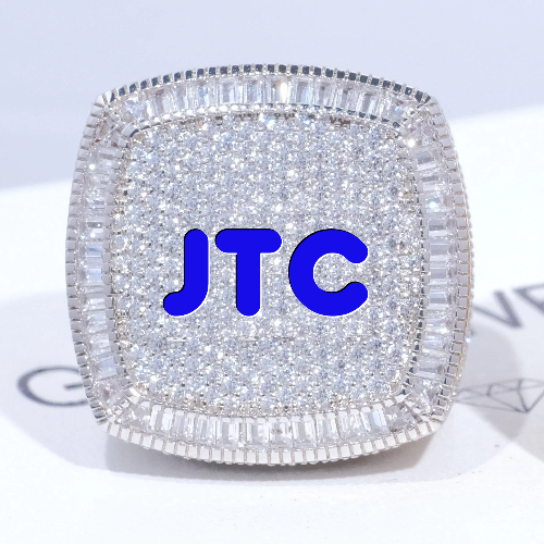 CUSTOM LETTER 3D ICED RING