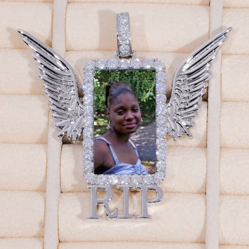 RIP WING 3D CUSTOM PICTURE PENDANT