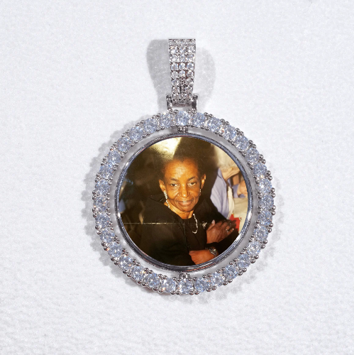 3D Spinning 2-Faced Custom Picture Pendant