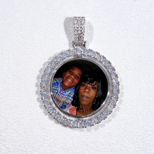 3D Spinning 2-Faced Custom Picture Pendant