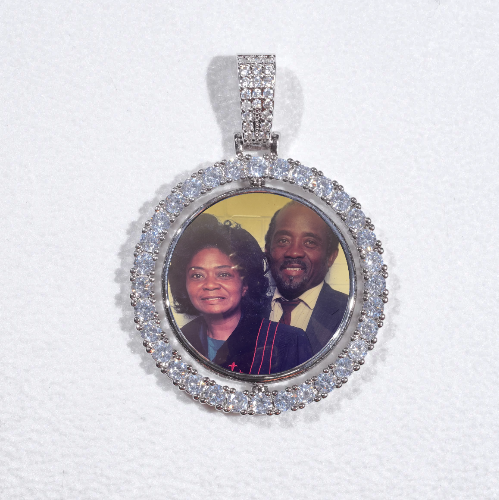 3D Spinning 2-Faced Custom Picture Pendant