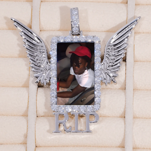 RIP WING 3D CUSTOM PICTURE PENDANT