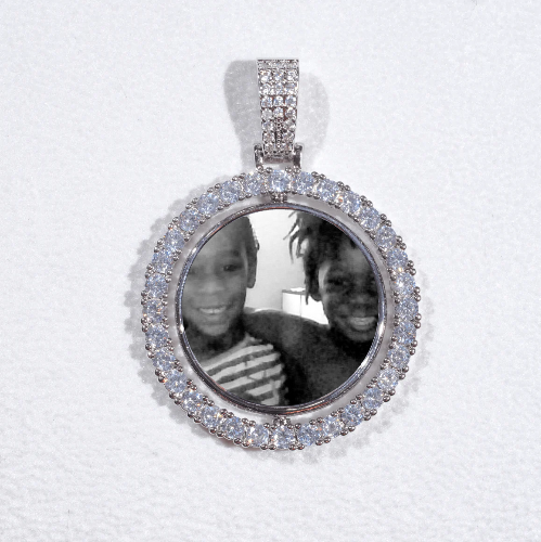 3D Spinning 2-Faced Custom Picture Pendant