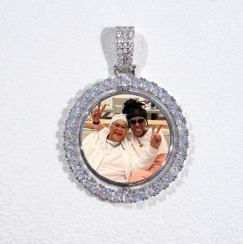 3D Spinning 2-Faced Custom Picture Pendant