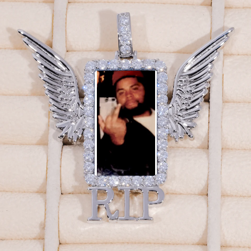 RIP WING 3D CUSTOM PICTURE PENDANT