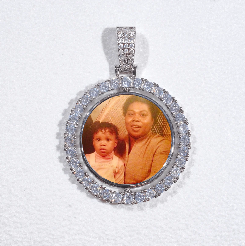 3D Spinning 2-Faced Custom Picture Pendant