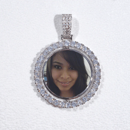 3D Spinning 2-Faced Custom Picture Pendant