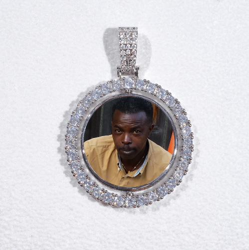 3D Spinning 2-Faced Custom Picture Pendant