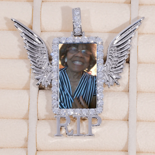RIP WING 3D CUSTOM PICTURE PENDANT