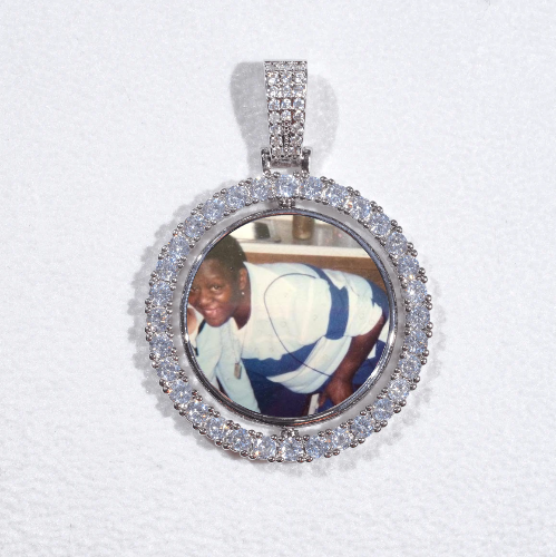 3D Spinning 2-Faced Custom Picture Pendant