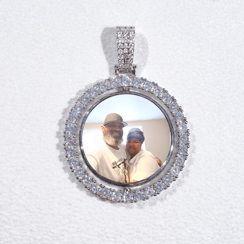 3D Spinning 2-Faced Custom Picture Pendant