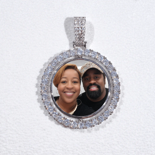 3D Spinning 2-Faced Custom Picture Pendant