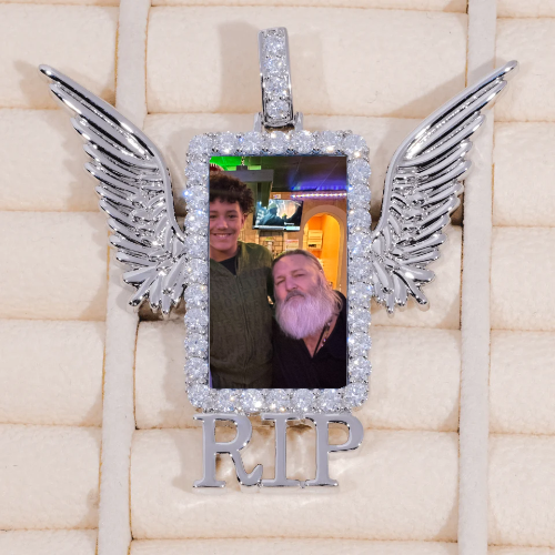 RIP WING 3D CUSTOM PICTURE PENDANT