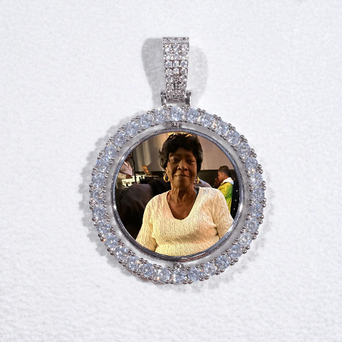 3D Spinning 2-Faced Custom Picture Pendant