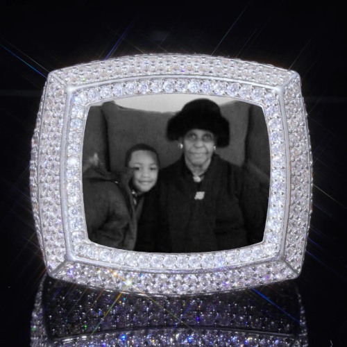 3D CUSTOM PICTURE ICED RING