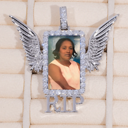 RIP WING 3D CUSTOM PICTURE PENDANT