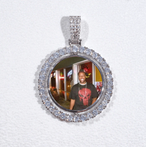3D Spinning 2-Faced Custom Picture Pendant