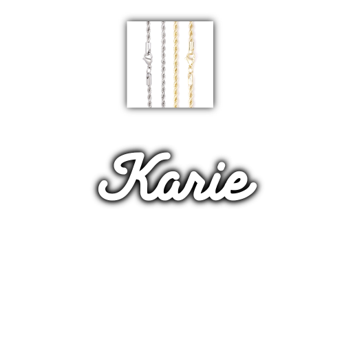 Script Custom Letter Necklace