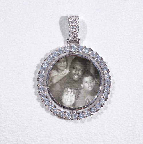 3D Spinning 2-Faced Custom Picture Pendant