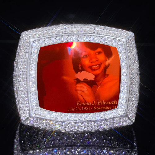 3D CUSTOM PICTURE ICED RING