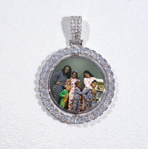 3D Spinning 2-Faced Custom Picture Pendant