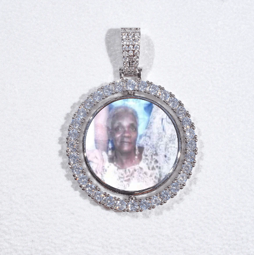 3D Spinning 2-Faced Custom Picture Pendant