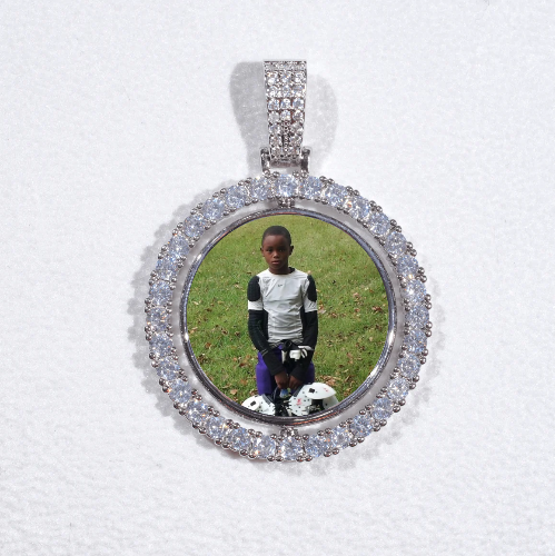 3D Spinning 2-Faced Custom Picture Pendant