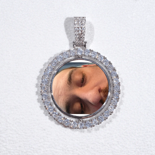 3D Spinning 2-Faced Custom Picture Pendant