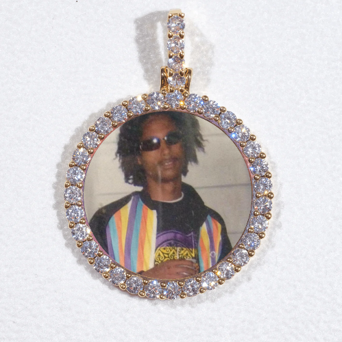 3D CIRCLE CUSTOM PICTURE PENDANT SMALL SIZE