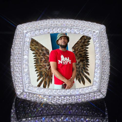 3D CUSTOM PICTURE ICED RING