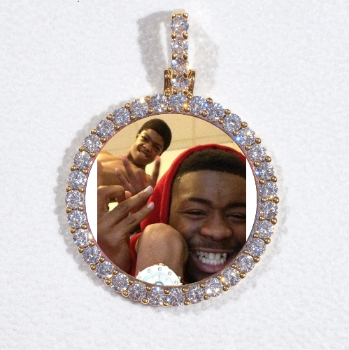 3D CIRCLE CUSTOM PICTURE PENDANT SMALL SIZE