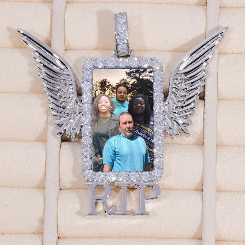 RIP WING 3D CUSTOM PICTURE PENDANT