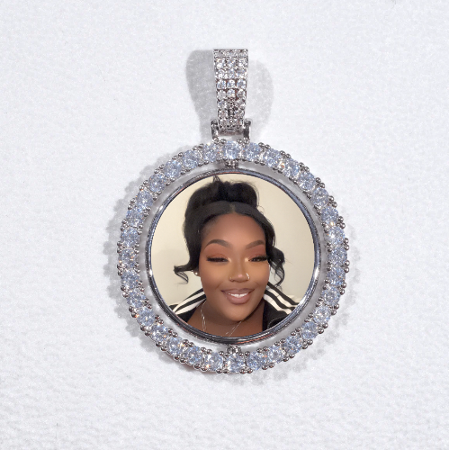 3D Spinning 2-Faced Custom Picture Pendant