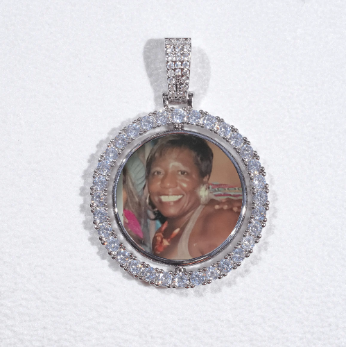 3D Spinning 2-Faced Custom Picture Pendant