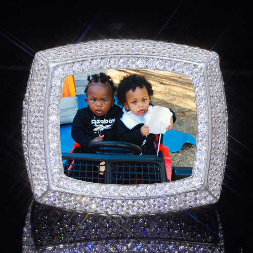 3D CUSTOM PICTURE ICED RING