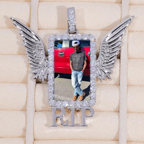 RIP WING 3D CUSTOM PICTURE PENDANT