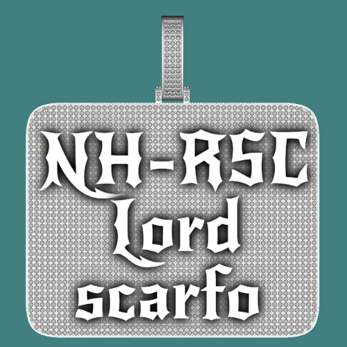 CUSTOM LETTER NECKLACE 3D BIG SQUARE