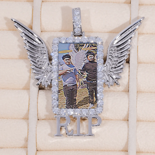 RIP WING 3D CUSTOM PICTURE PENDANT
