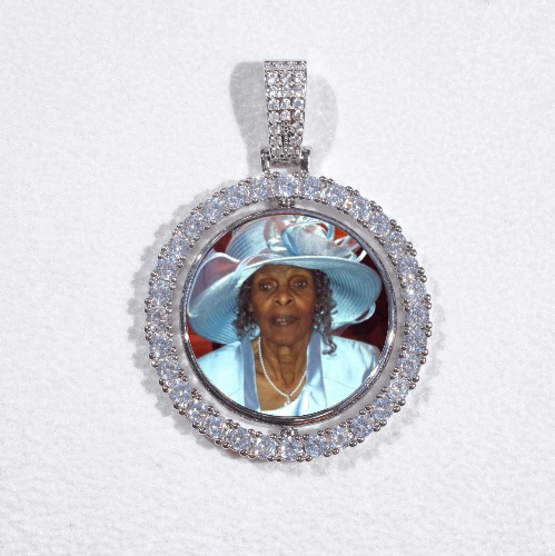 3D Spinning 2-Faced Custom Picture Pendant