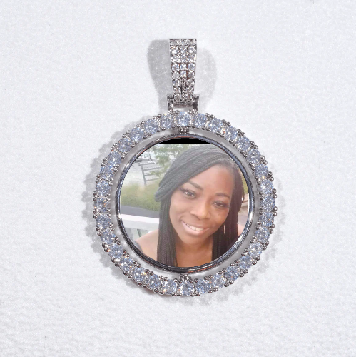 3D Spinning 2-Faced Custom Picture Pendant
