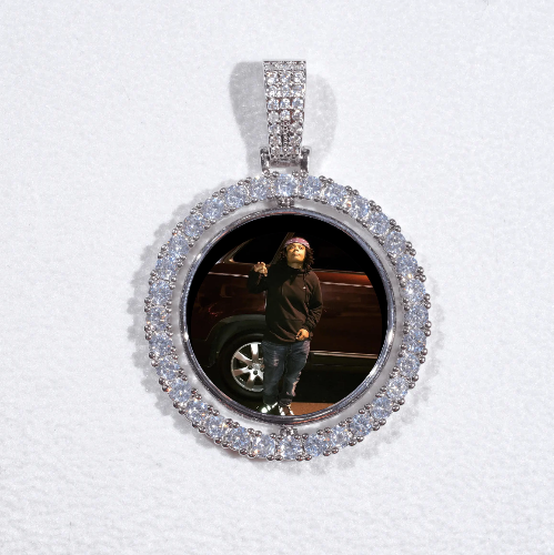 3D Spinning 2-Faced Custom Picture Pendant