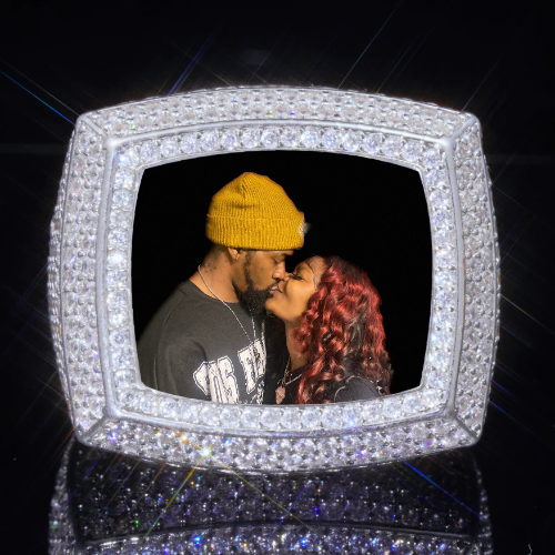 3D CUSTOM PICTURE ICED RING