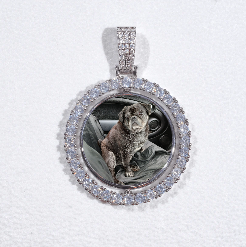 3D Spinning 2-Faced Custom Picture Pendant