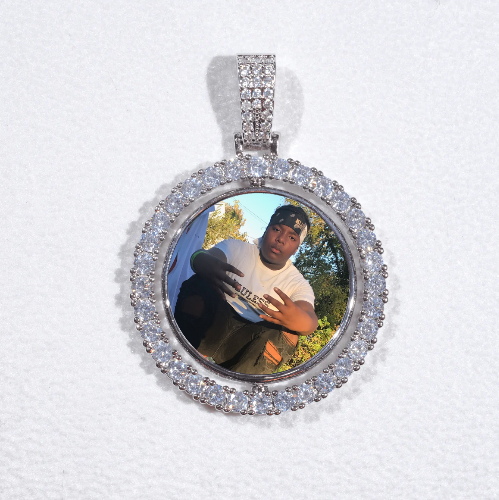 3D Spinning 2-Faced Custom Picture Pendant
