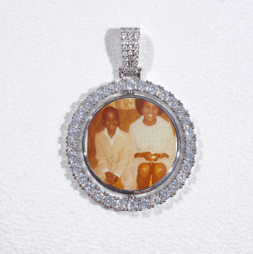 3D Spinning 2-Faced Custom Picture Pendant