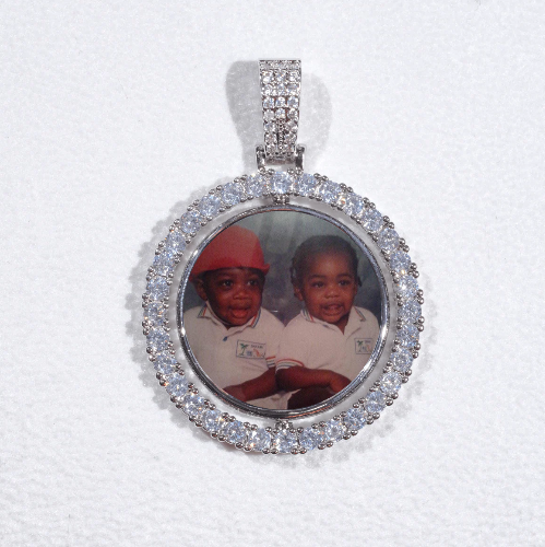 3D Spinning 2-Faced Custom Picture Pendant