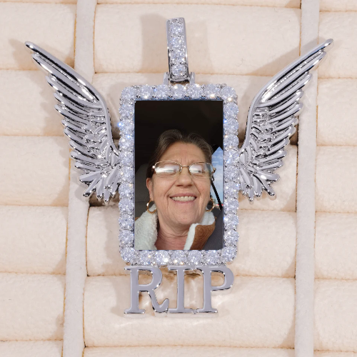 RIP WING 3D CUSTOM PICTURE PENDANT